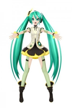 Vocaloid 2 Cosplay DIVA F Miku Flower Uniform Costume