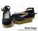 Suede Black NaNa Satin Strap Platform Punk Lolita Shoes