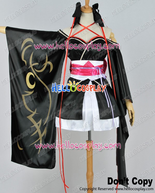 Japanese Anime Unbreakable Machine-Doll Wa Kizutsukanai Yaya Black Kimono  Large Size Cosplay Costume Japanese Style Cloak Halloween Party Dress Full  Set
