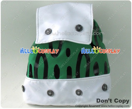 One Piece Cosplay Portgas D Ace Accessories White Green Bag New