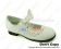 White Charlotte Bow Low Heel Chunky Sweet Lolita Shoes