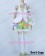 Vocaloid 2 Cosplay Costume Rin Kagamine Green Pink Uniform