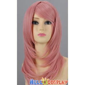 Powder Pink Cosplay Wavy Wig
