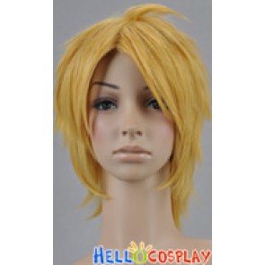 Orange Golden Short Wig Layered Cosplay Wig