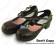 Brown Pure Double Straps Chunky Princess Lolita Shoes