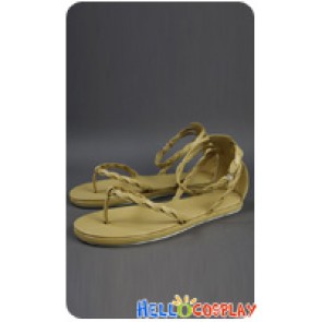 Bleach Cosplay Shoes Kurosaki Ichigo Beige Shoes New Ver