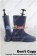 Cowboy Bebop Cosplay Shoes Spike Spiegel Boots Blue