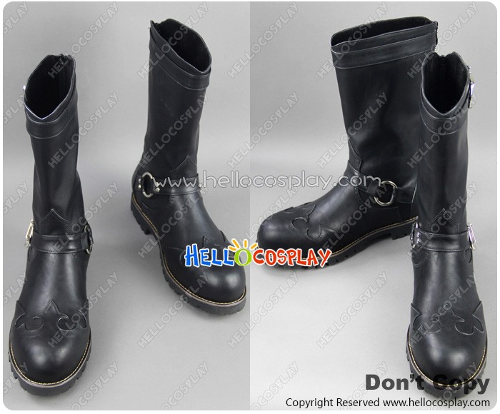 Devil May Cry 4 Dante Black Shoes Cosplay Boots