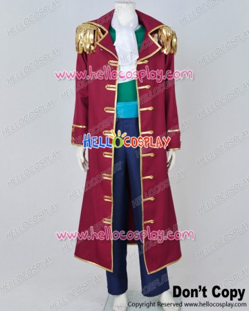 One Piece Cosplay Gol D Roger Pirate Uniform Costume