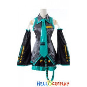 Vocaloid 2 Cosplay Hatsune Miku Black Costume