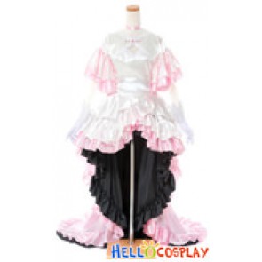 Puella Magi Madoka Magica Cosplay Madoka Kaname Costume Pink Dress