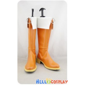 Vocaloid 2 Cosplay Shoes Megpoid Gumi Boots Orange