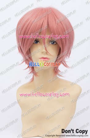 Wig 30CM Cosplay Smoke Pink Ordinary Universal Short Layered