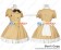 Cafe Cute Beige Bow Knot Cosplay Maid Dress Costume