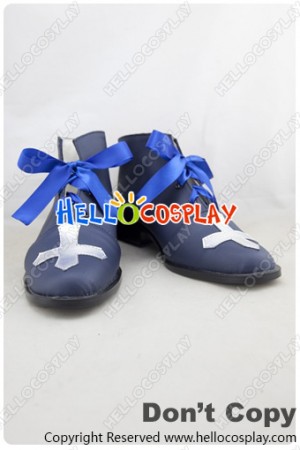 Elsword Cosplay Shoes Ciel Shoes Blue