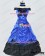 Southern Belle Ball Gown Wedding Blue Black Lolita Dress