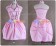 Chobits Cosplay Costume Chii Pink Dress