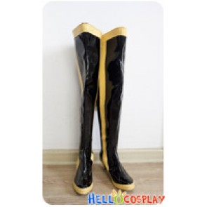 Pokémon Pokemon Cosplay Shoes Black Long Boots