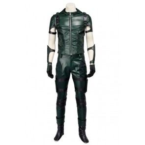 Green Arrow Season 4 Oliver Queen Cosplay Costume Hoodie Combat Uniform