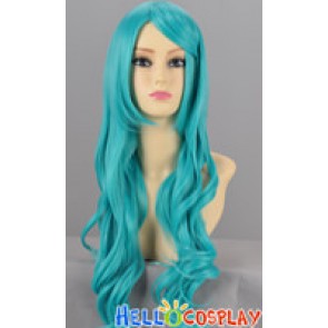 Blue Green Cosplay Curly Wig