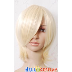 Light Yellow 003 Short Cosplay Wig