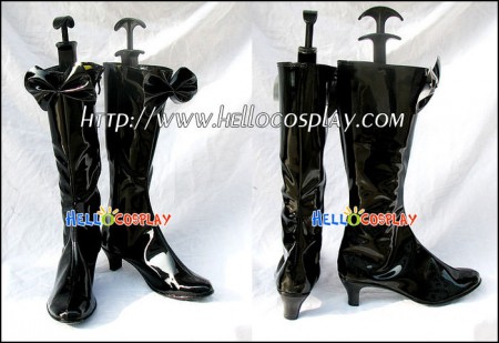 Kirarin Revolution Cosplay Kirari Tsukishima Black Long Boots