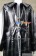 Kingdom Hearts Organization XIII 13 Cosplay Black Leather Coat Big Zipper Premade Standard Size