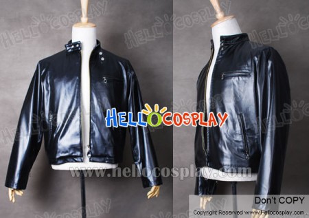 Smallville Clark Kent Cosplay Black Leather Jacket Coat Costume