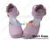 Pink Double Ankle Straps Ruffle Chunky Sweet Lolita Shoes