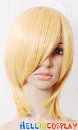 Light Yellow 004 Short Cosplay Wig