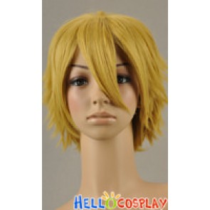 Golden Yellow Cosplay Short Layered Wig