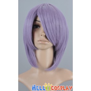 Light Powder Purple Cosplay Short Wig layered