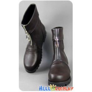 Final Fantasy VII 7 Cosplay Zack Fair Short Boots