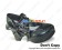 Matte Black Instep Straps Bow Chunky Punk Lolita Shoes