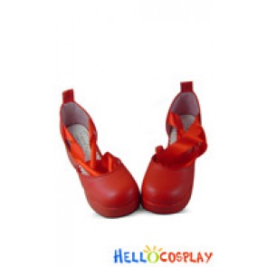 Puella Magi Madoka Magica Cosplay Shoes Madoka Kaname Shoes