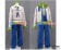 One Piece Cosplay Smoker Navy Costume Green Fur Collar White Coat