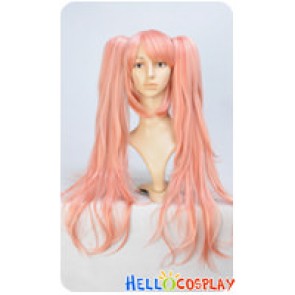 Danganronpa Dangan Ronpa Cosplay Junko Enoshima Pink Ponytail Wig