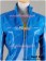 Smallville Supergirl Cosplay Blue Leather Jacket Shirt Costume