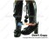 Matte Black Bows Shoelace Ruffle Chunky Princess Lolita Boots