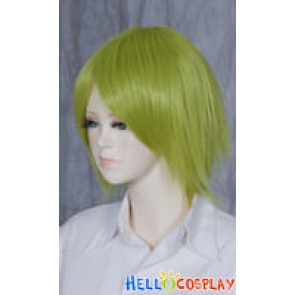Yellow Green Short Cosplay Wig