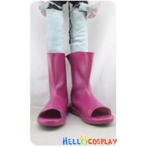 Naruto Cosplay Shoes Himawari Uzumaki Short Boots