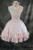 Gothic Lolita Dress Cosplay Costume Cute Light Pink