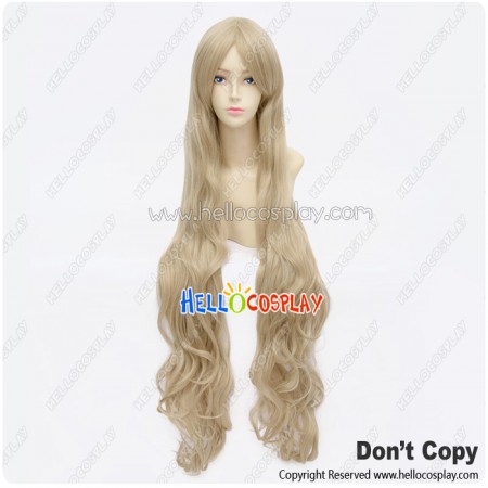 Wig Cosplay Curly Long New Fashionable Universal Soil Golden