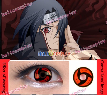 Naruto Itachi Uchiha Mangekyo Sharingan Contact Lenses
