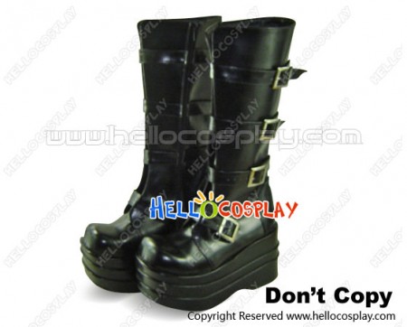 Black Buckles Special Platform Punk Lolita Boots