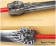 Final Fantasy X 2 Cosplay Pine Broadsword Weapon Prop