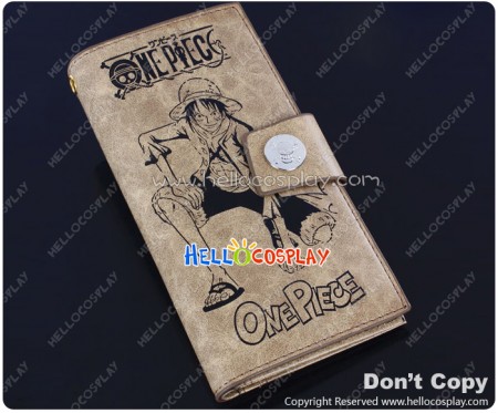 One Piece Cosplay Monkey D Luffy Long Wallet