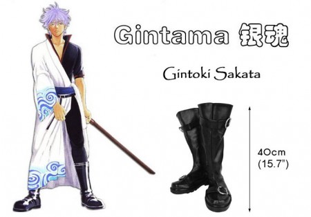 Gintama Cosplay Gintoki Sakata Boots