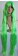 Green Cosplay Long Wig 001