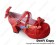 Sweet Lolita Shoes Red Matte Chunky Crossing Straps Lace Bows